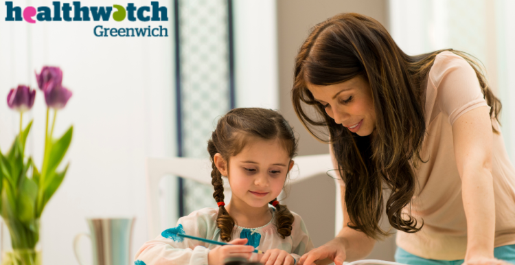 Children's mental health week_a lady helping a girl with homework