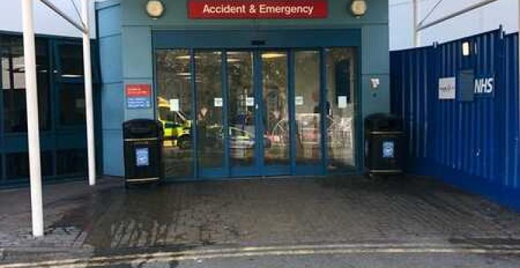 A&E sign at Queen Elizabeth Hospital