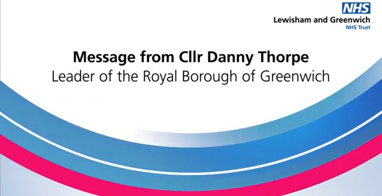 Cllr Danny Thorpe, Leader of the Royal Borough of Greenwich, talks about his treatment at UHL