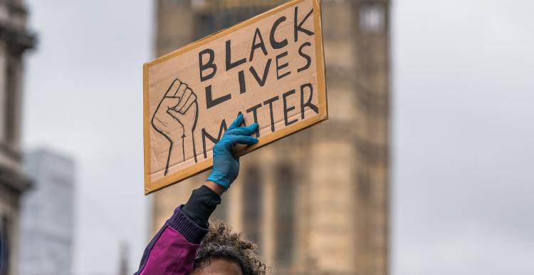 black lives matter protestor