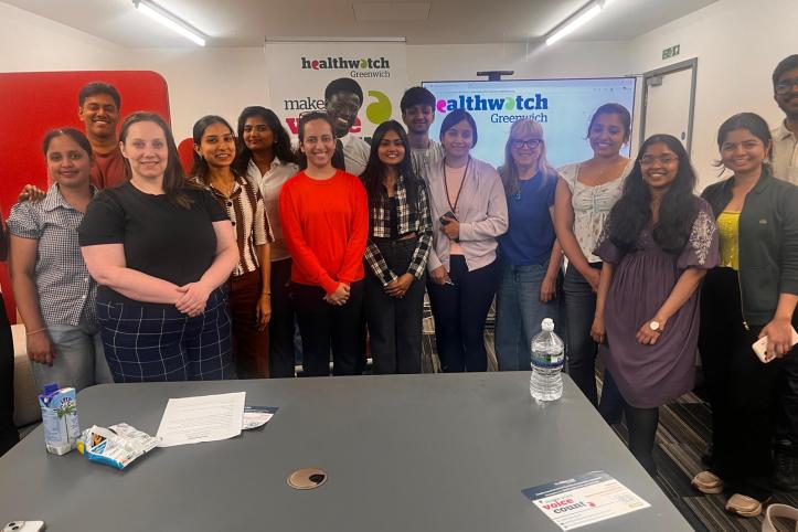 a group photo of young volunteers