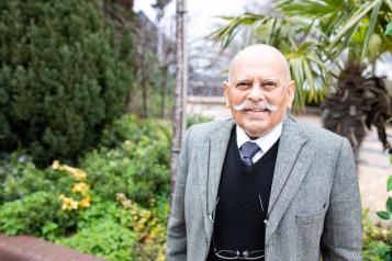 Older man in a suit