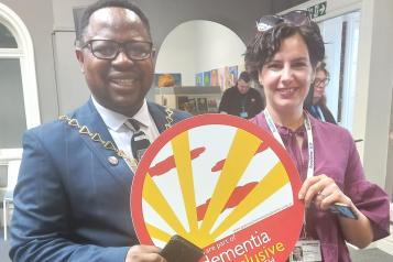 Mayor Dr. Dominic Mbang and Healthwatch Greenwich