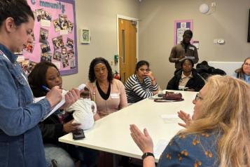 Healthwatch Greenwich engagement with parents at Willow Dene school in Greenwich, 