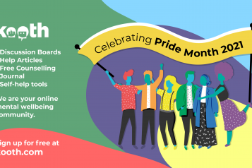 Kooth Pride - mental health support for LGBT people