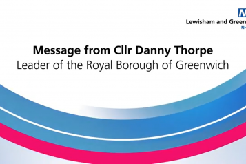 Cllr Danny Thorpe, Leader of the Royal Borough of Greenwich, talks about his treatment at UHL