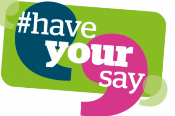 Healthwatch "Have your say" graphic