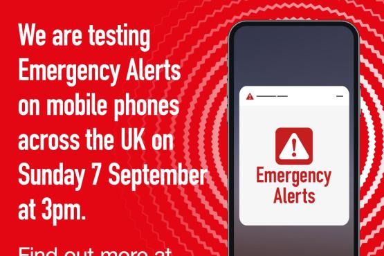 National alert test on 7 September 2025 at 3PM.