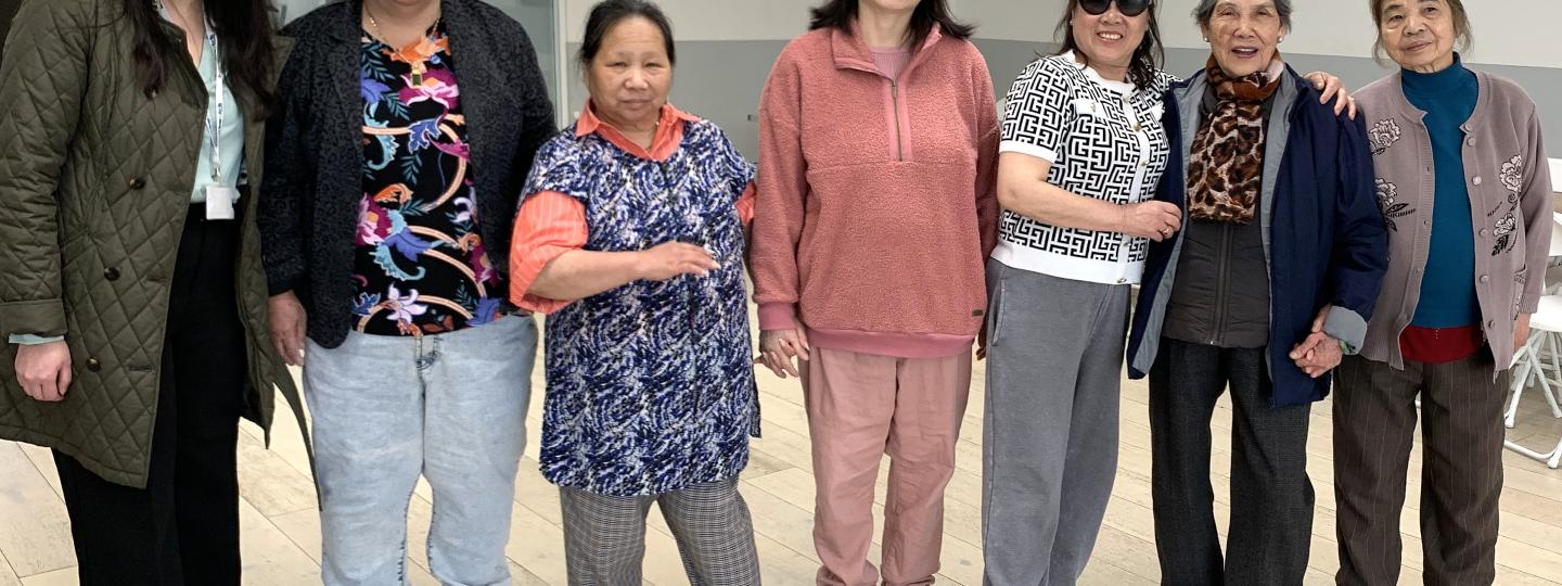 Healthwatch Greenwich representative and members of the Vietnamese Women's Groups