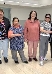 Healthwatch Greenwich representative and members of the Vietnamese Women's Groups